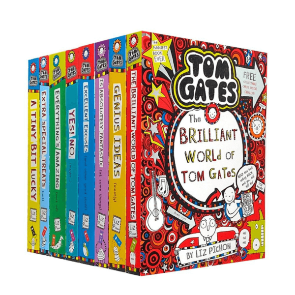A picture of the Tom Gates series on a white background
